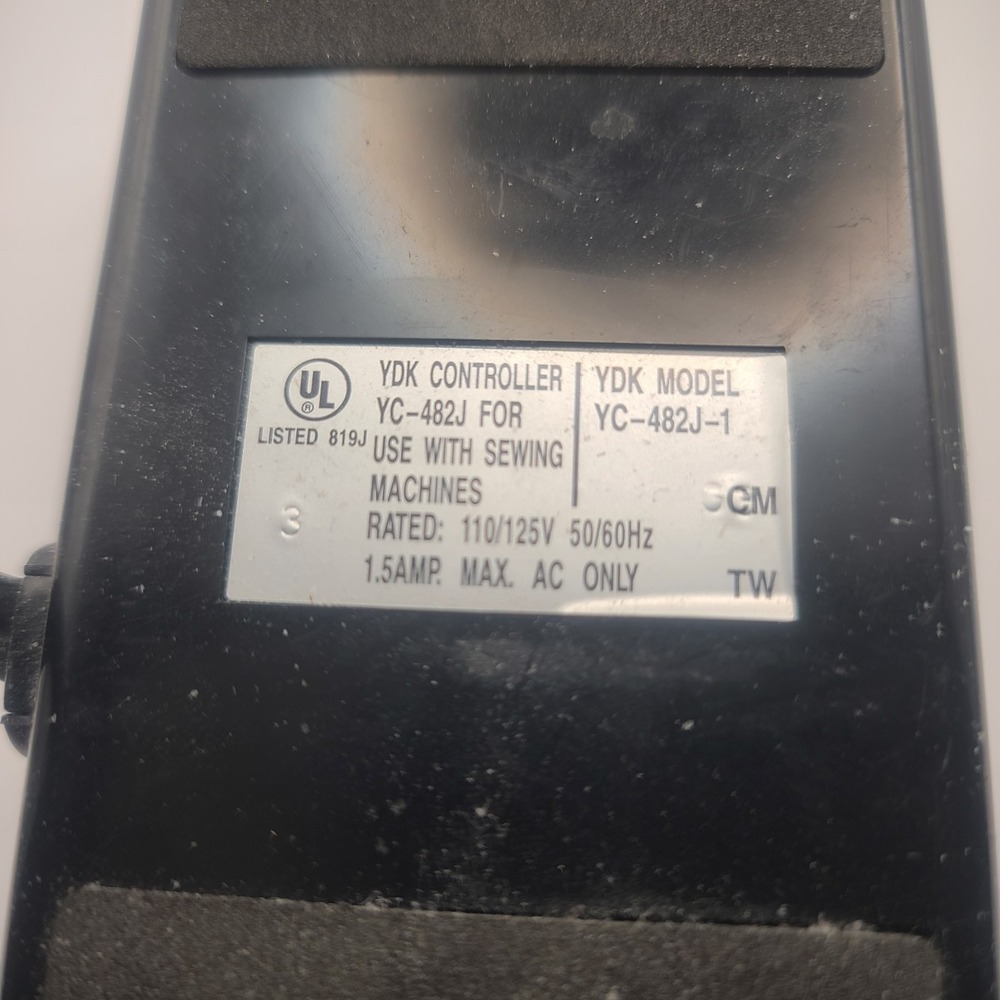 YDK Controller YC-482J-1 Kenmore Sewing Machine Motor Speed Foot Pedal 3 Pronge